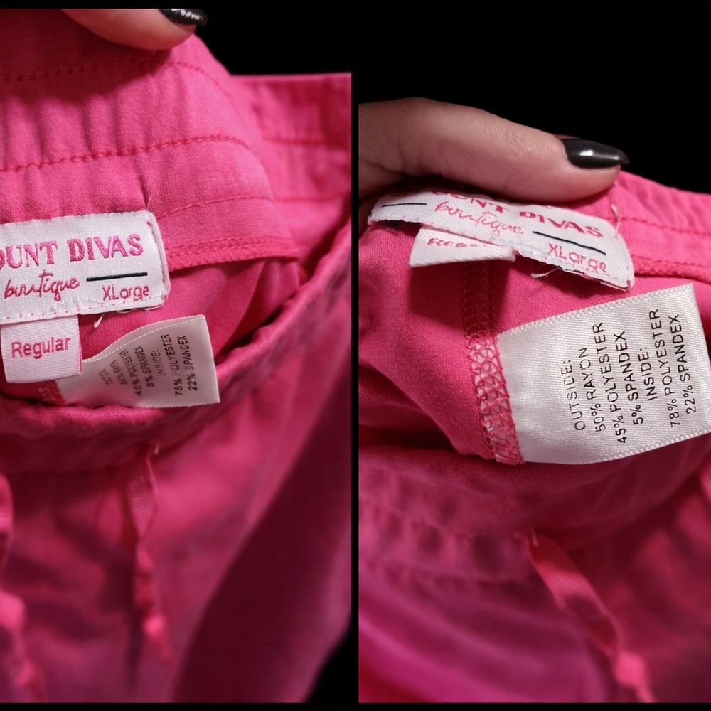 Hot Pink Athletic Skort Skirt | High Rise Active‎ Tennis Golf | XL - Picture 3 of 4